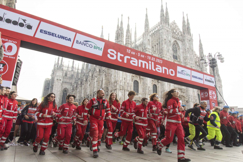 Stramilano 2023, l'assistenza sanitaria garantita dalla Croce Rossa Italiana